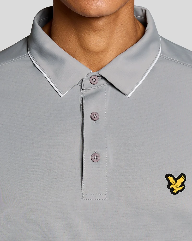 Contrast Collar Polo Shirt