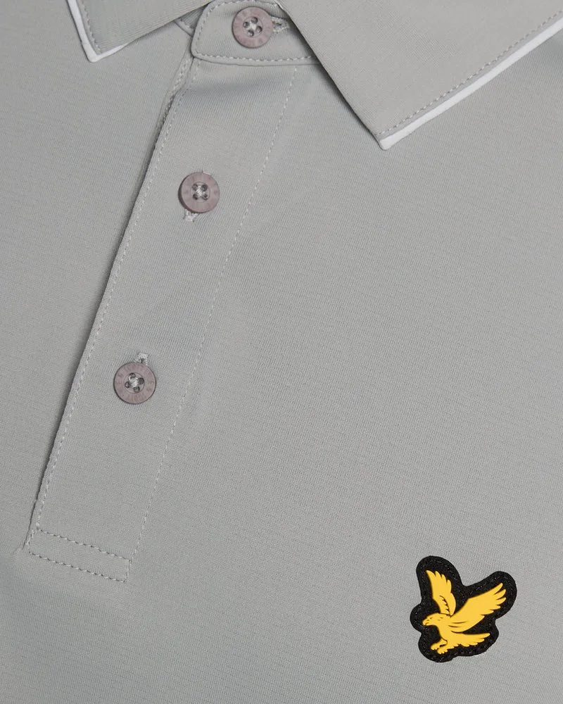 Contrast Collar Polo Shirt