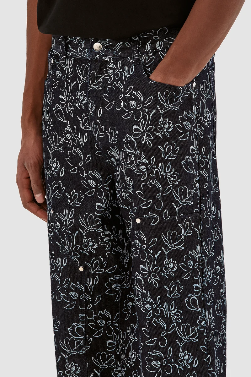 Pantalon Jonas Flowers - Marine