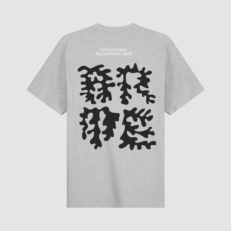 T-shirt Tommy Back Arte - Gris