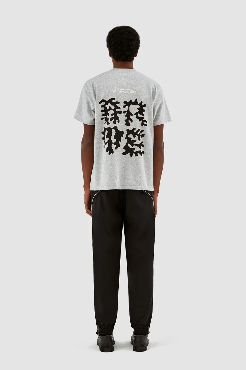 T-shirt Tommy Back Arte - Gris