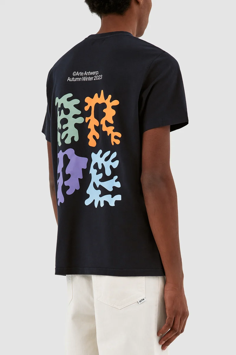 T-shirt Tommy Back Arte - Marine