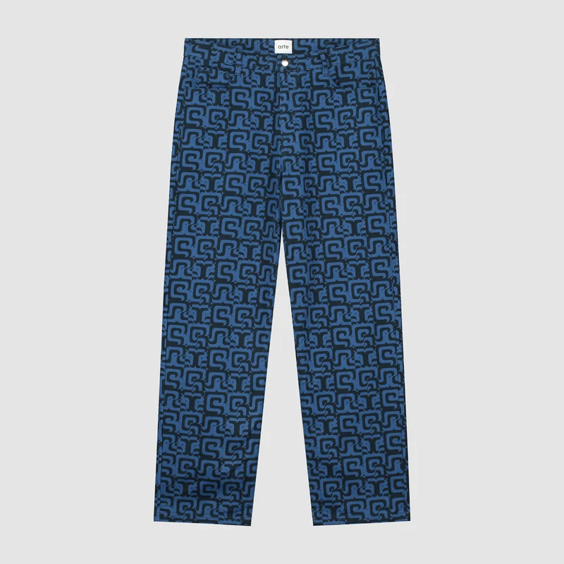 Pantalon Jonas Allover - Marine/Bleu