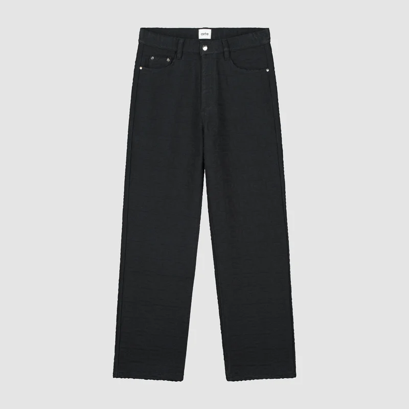 Pantalon Jones Jacquard - Noir