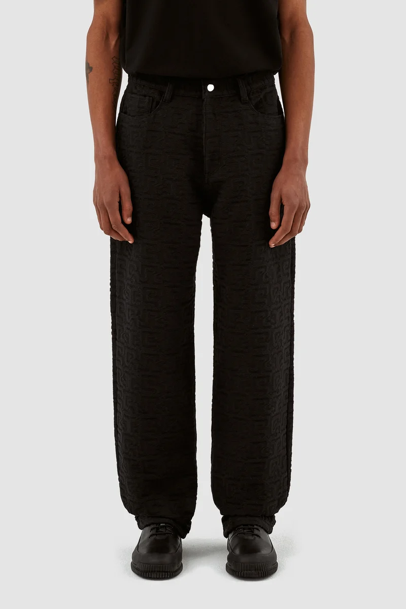 Pantalon Jones Jacquard - Noir
