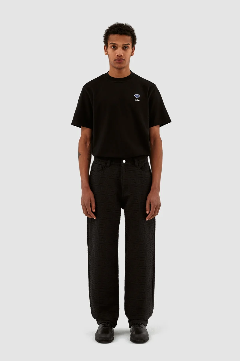 Pantalon Jones Jacquard - Noir