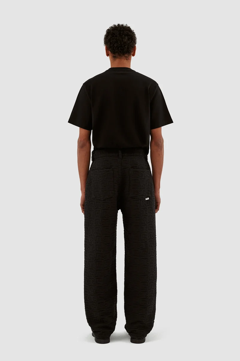 Pantalon Jones Jacquard - Noir