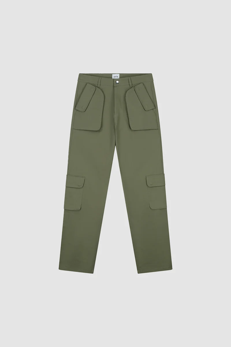 Pantalon cargo Jaden - Vert clair