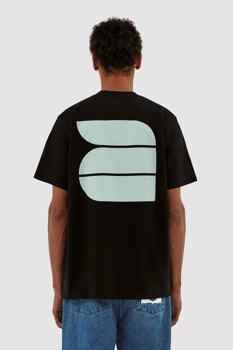 T-shirt Tommy Back A - Noir