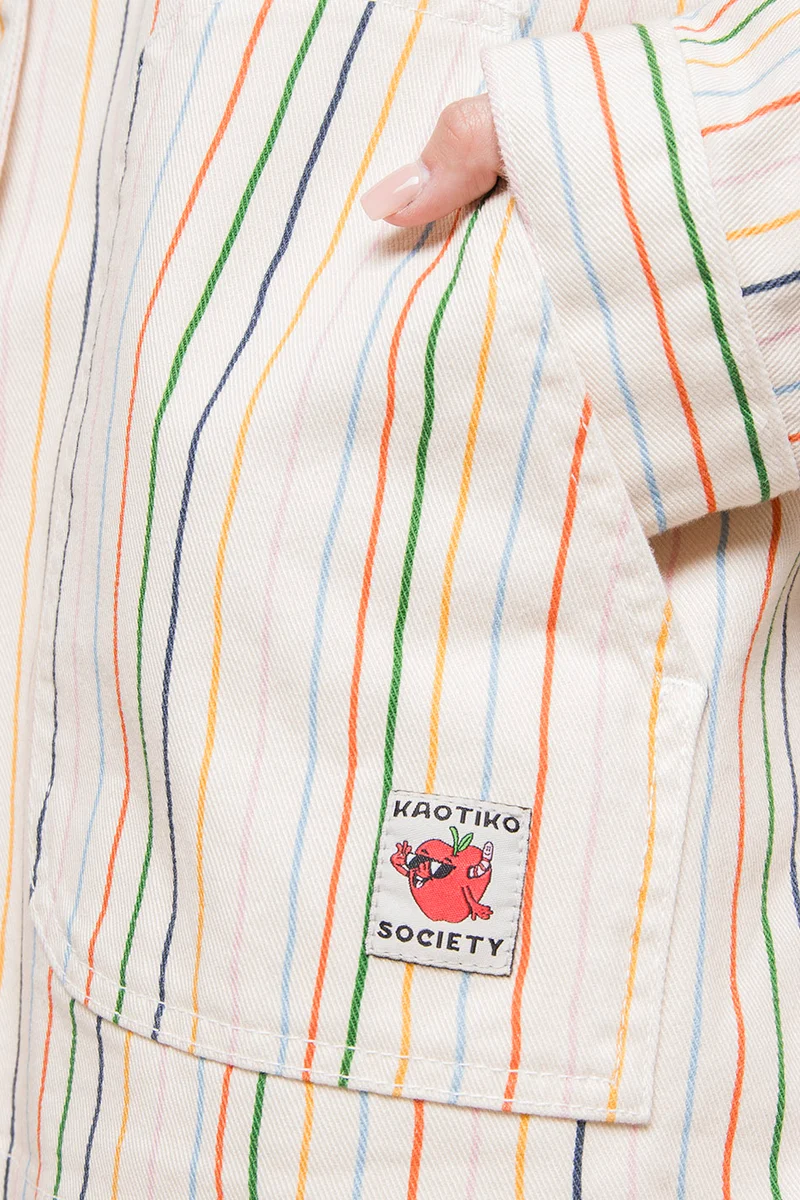 Veste Multi Stripes Apple Ivory