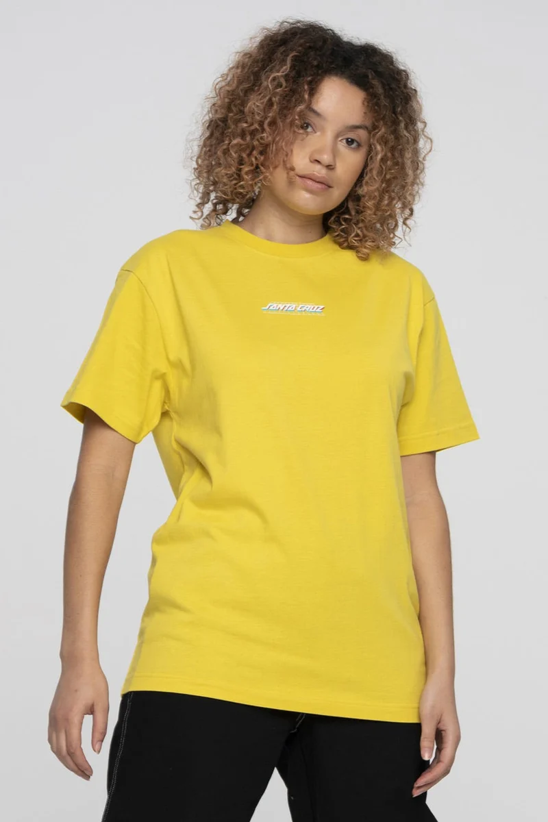 Gold Santacruz Realm Dot T-Shirt