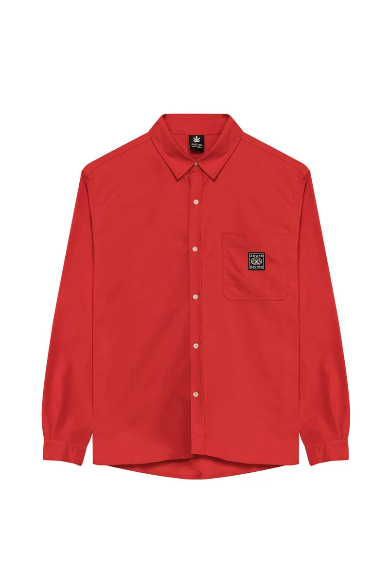 Chemise Washed Roger Red