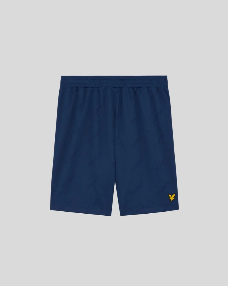 Sports Embossed Logo Football Shorts