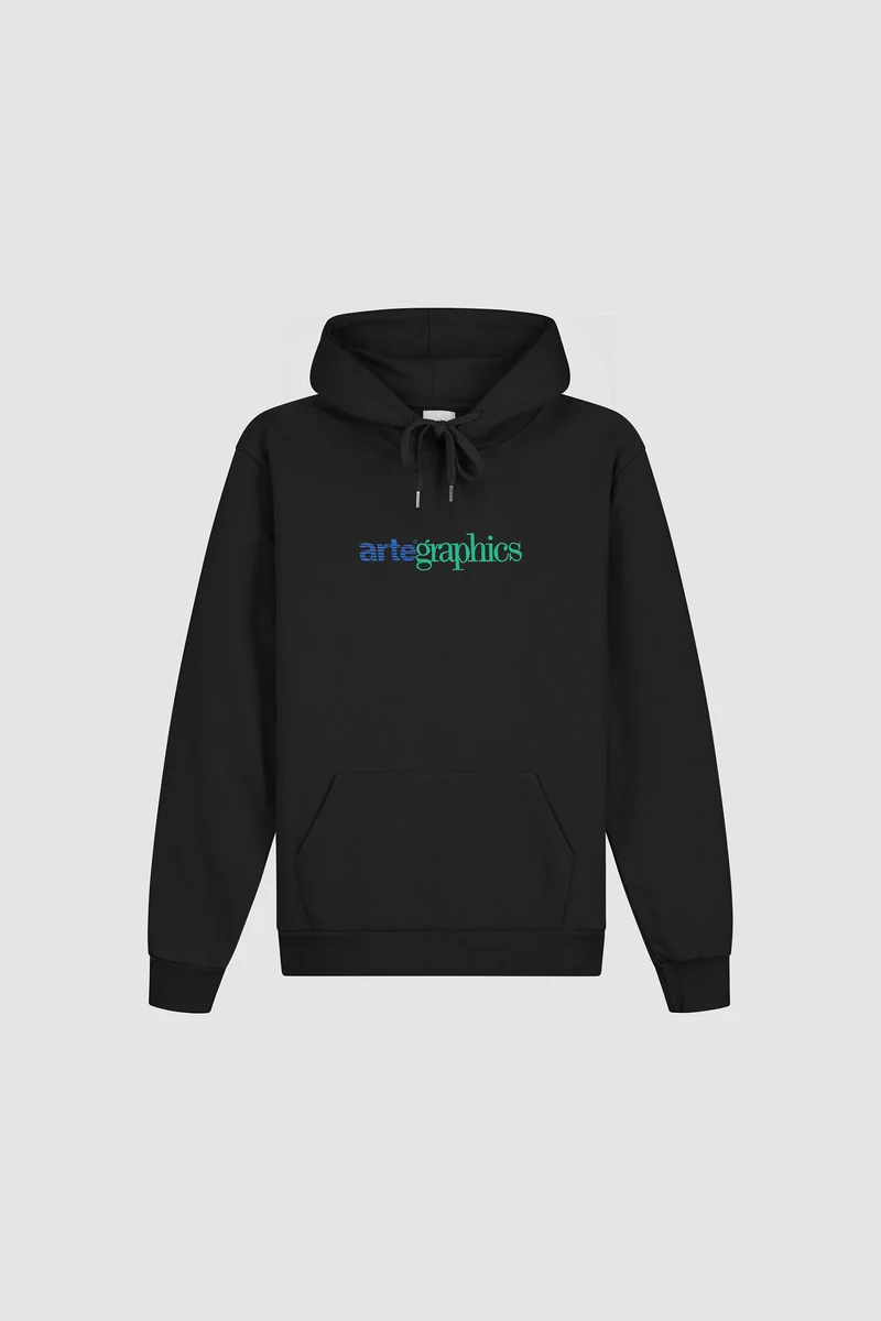 Sweat à capuche graphique Harmon - Noir