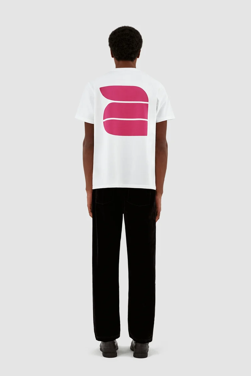 T-shirt Tommy Back A - Blanc