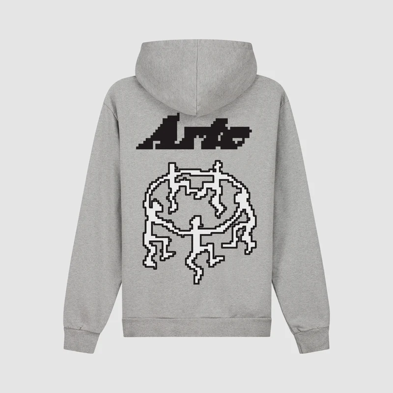 Sweat à capuche Harmon Back Pixel Dancers - Gris