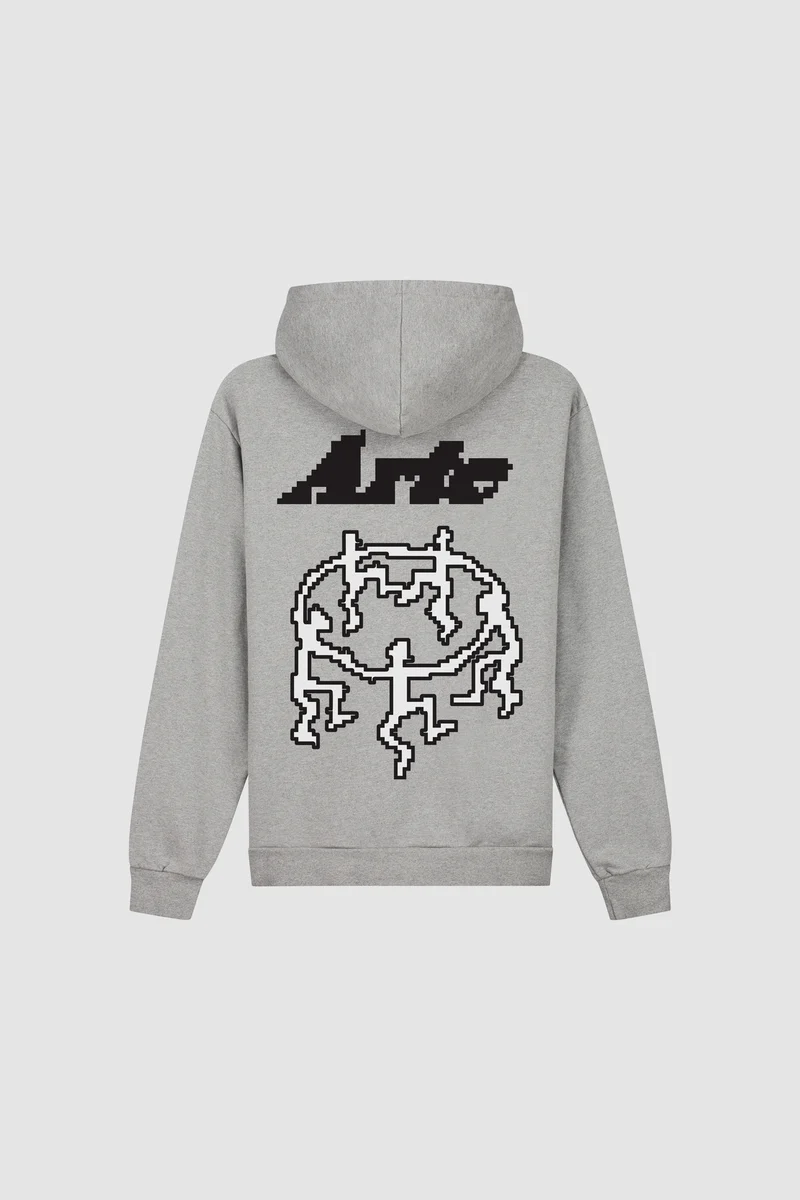Sweat à capuche Harmon Back Pixel Dancers - Gris