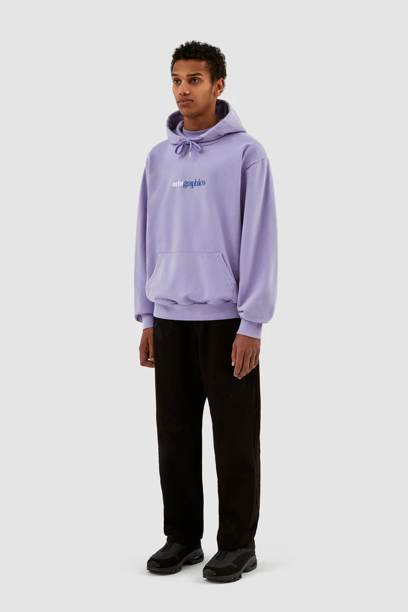 Sweat à capuche graphique Harmon - Violet