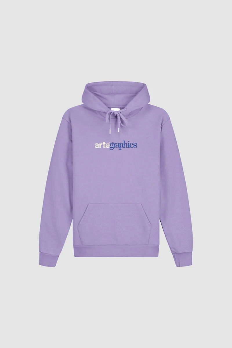 Sweat à capuche graphique Harmon - Violet