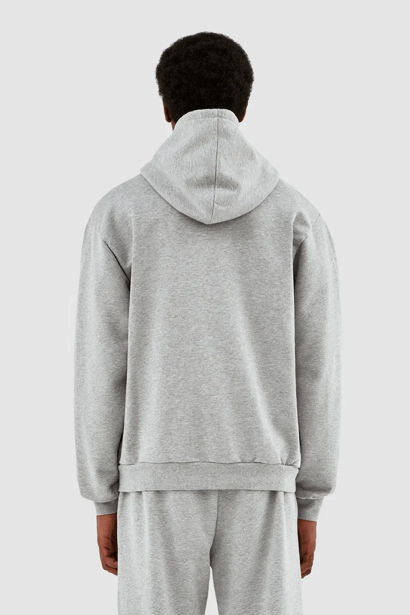 Sweat à capuche Harmon Pixel Logo - Gris