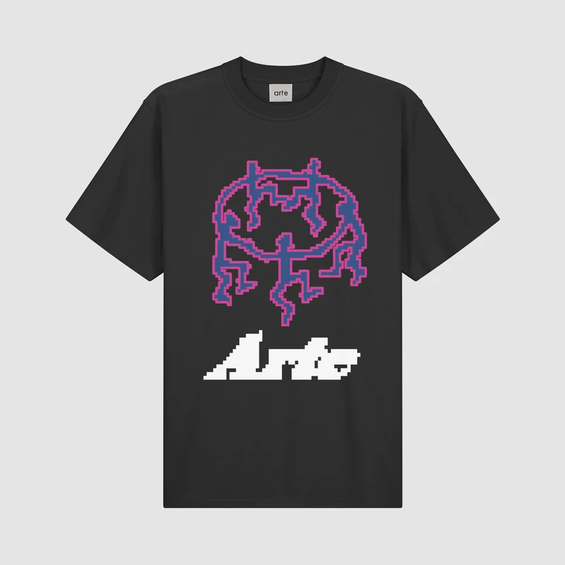T-shirt Tommy Pixel Dancers - Noir