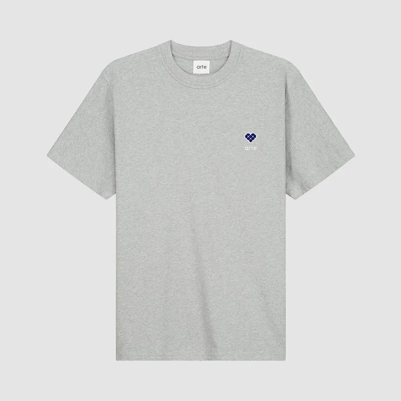 Tommy Heart Patch T-shirt - Gris