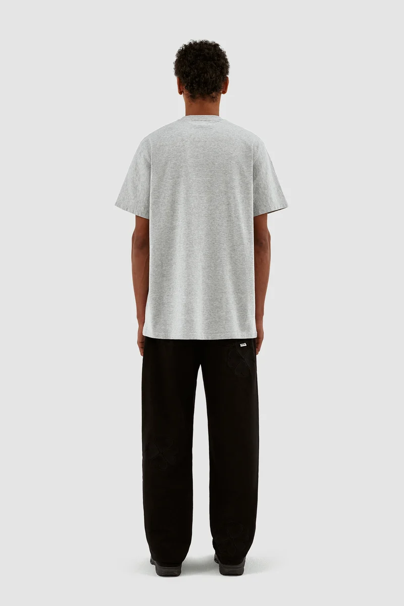 Tommy Heart Patch T-shirt - Gris