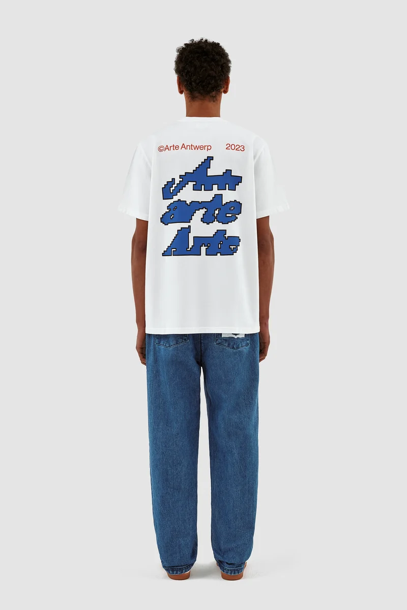 T-shirt Tommy Back Multi - Blanc
