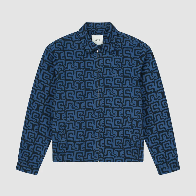 Veste Jones Allover - Marine/Bleu