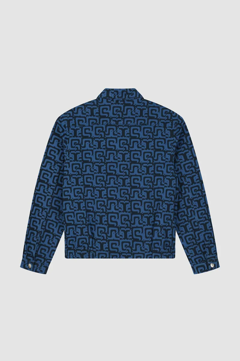 Veste Jones Allover - Marine/Bleu