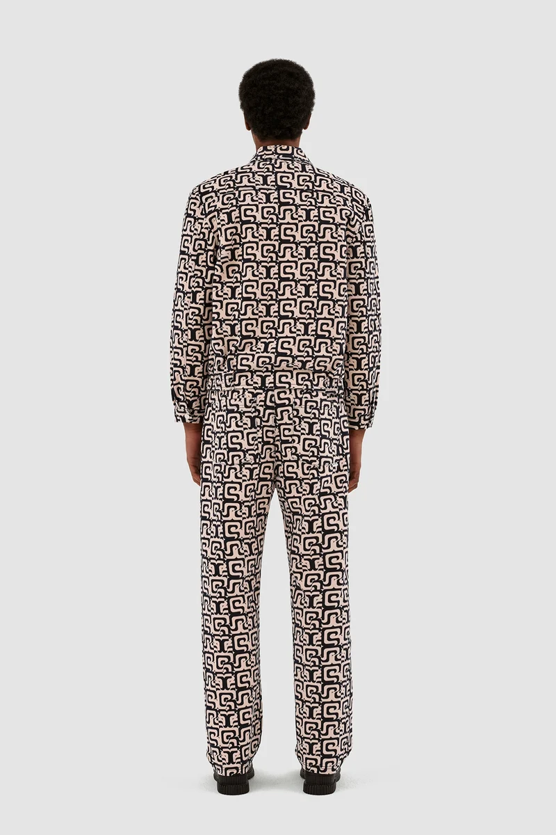 Veste Jones Allover - Marine/Crème