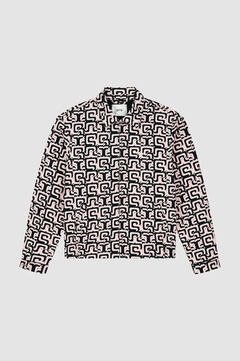 Veste Jones Allover - Marine/Crème