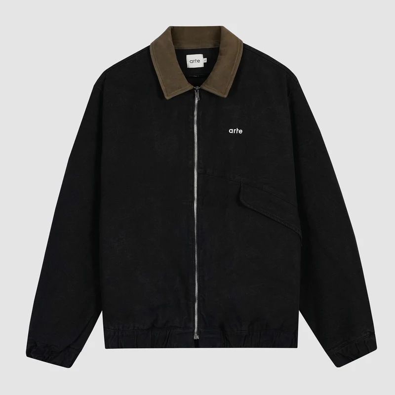 Veste à collier Jacob - Noir