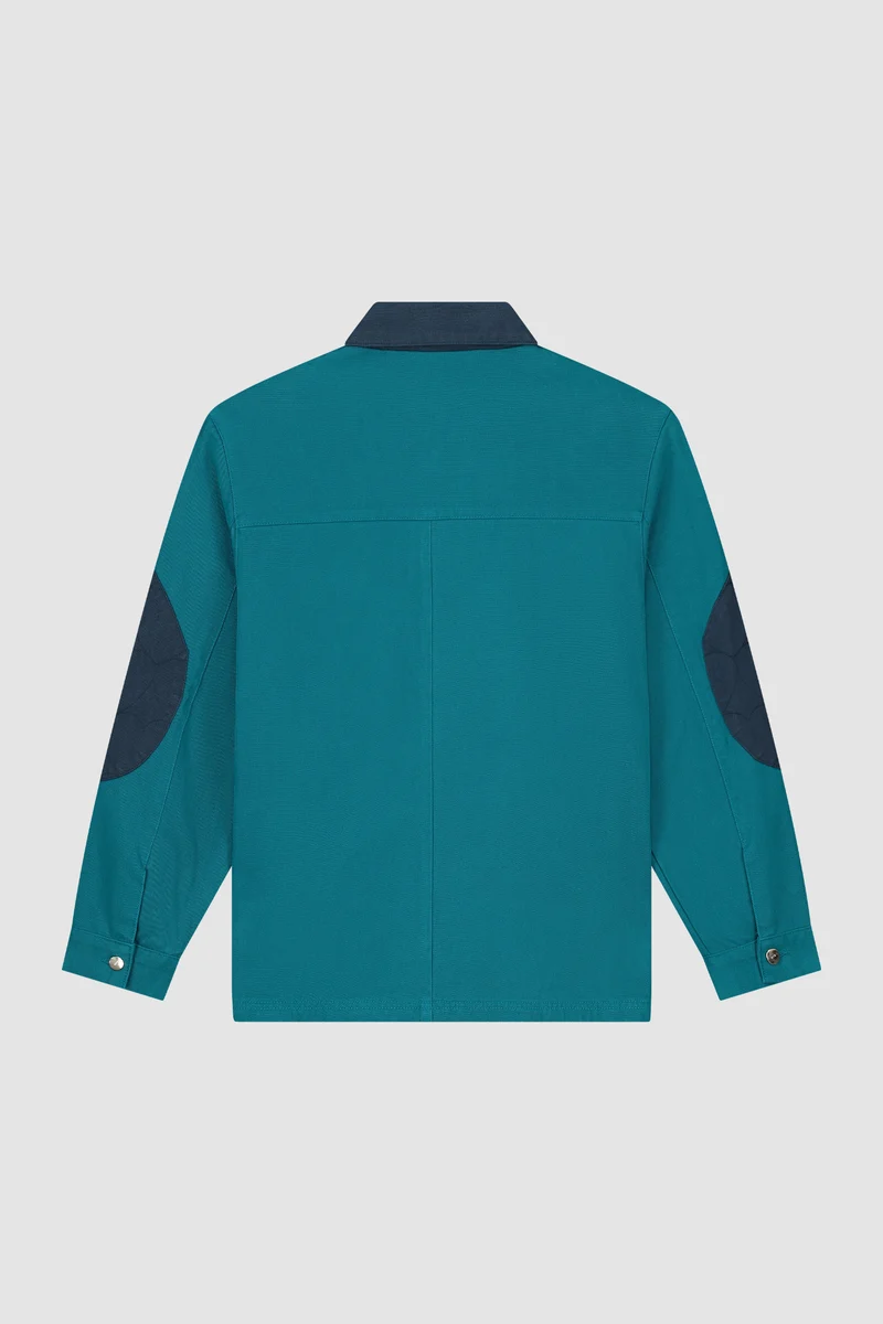 Veste matelassée Jules Heart - Bleu pétrole