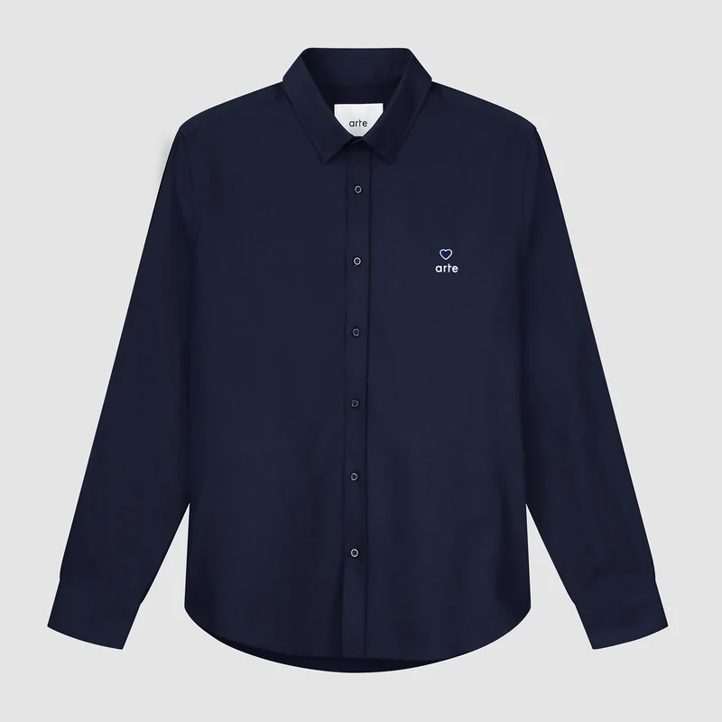 Chemise à écusson en forme de cœur Stockton - Marine