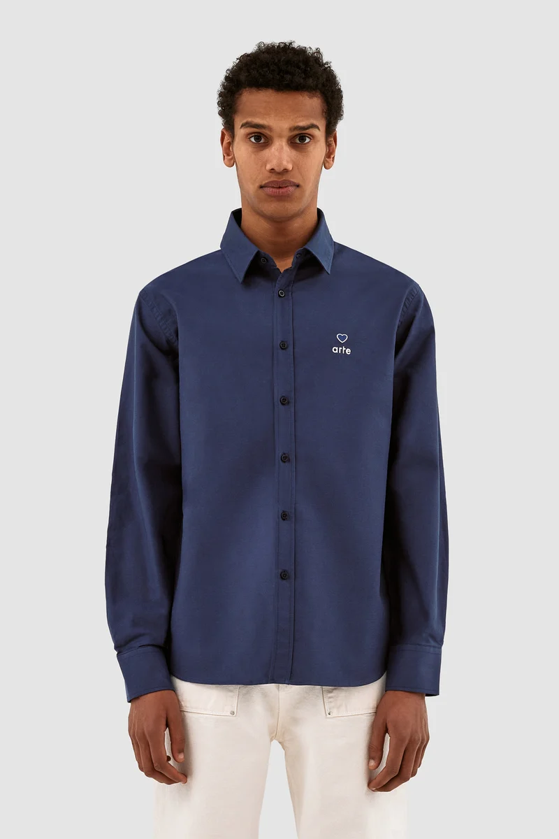 Chemise à écusson en forme de cœur Stockton - Marine