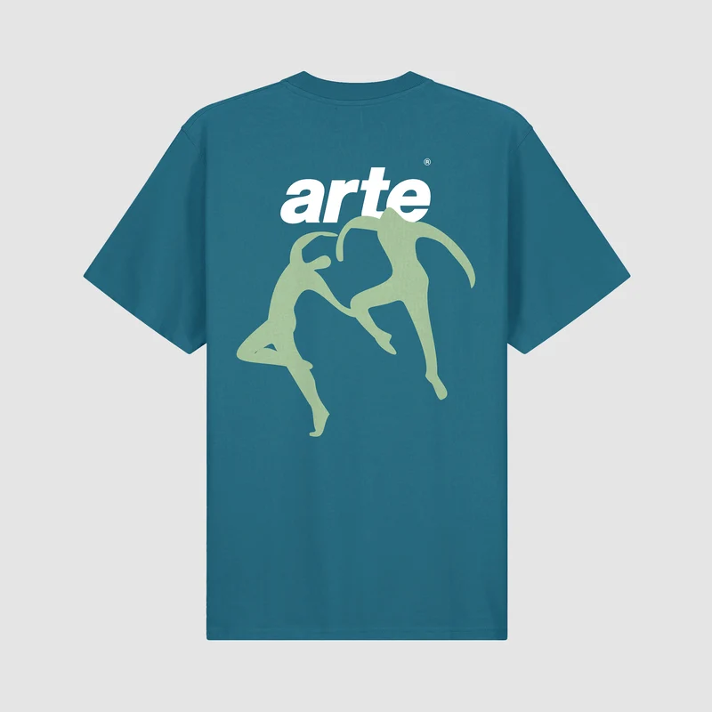 T-shirt Tommy Back Dancers - Bleu pétrole