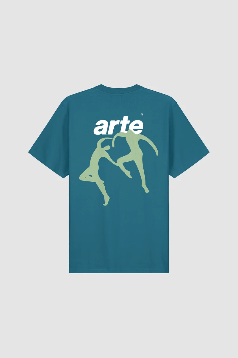 T-shirt Tommy Back Dancers - Bleu pétrole