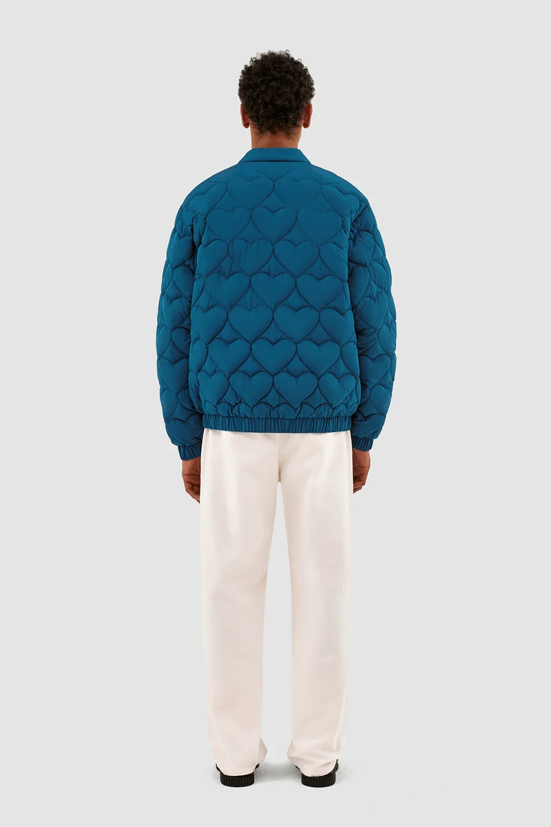 Veste Jonas Heart - Bleu pétrole