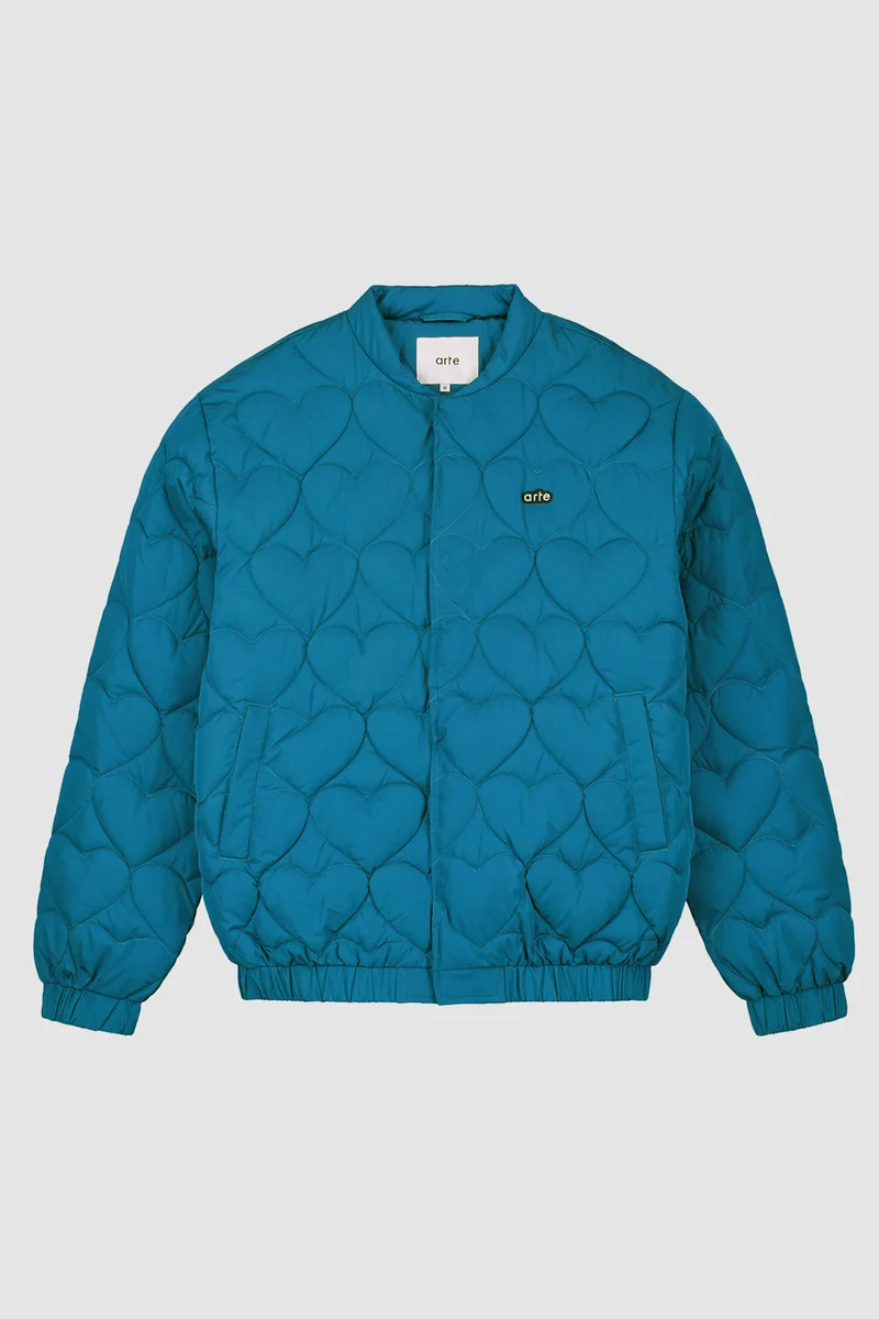 Veste Jonas Heart - Bleu pétrole