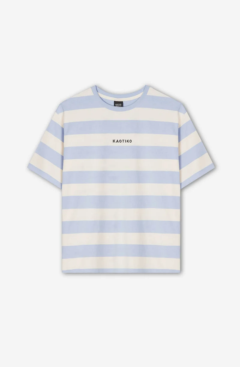 T-shirt Niall Stripes Orchid Lilac