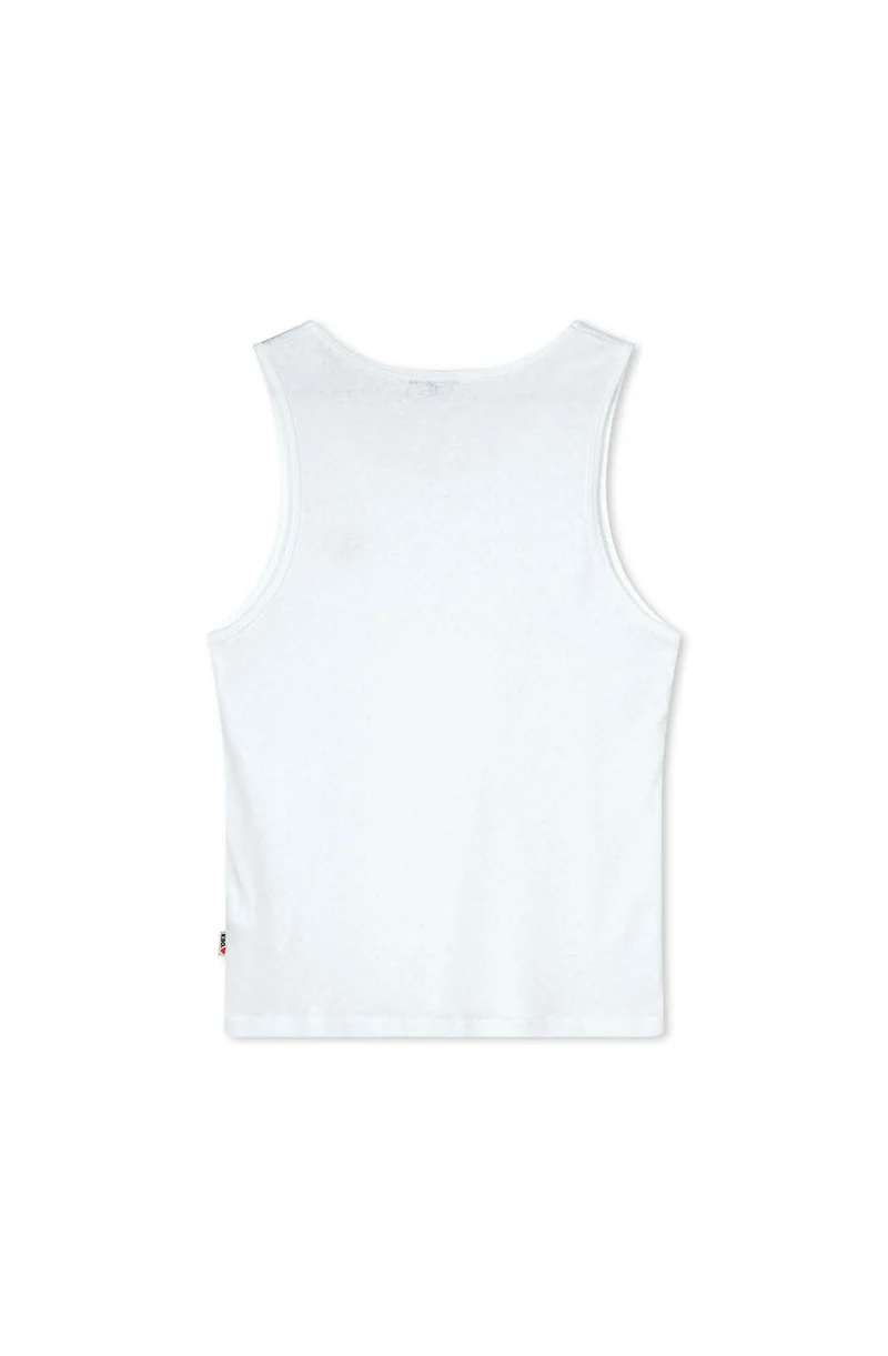 Tank Heart T-Shirt blanc