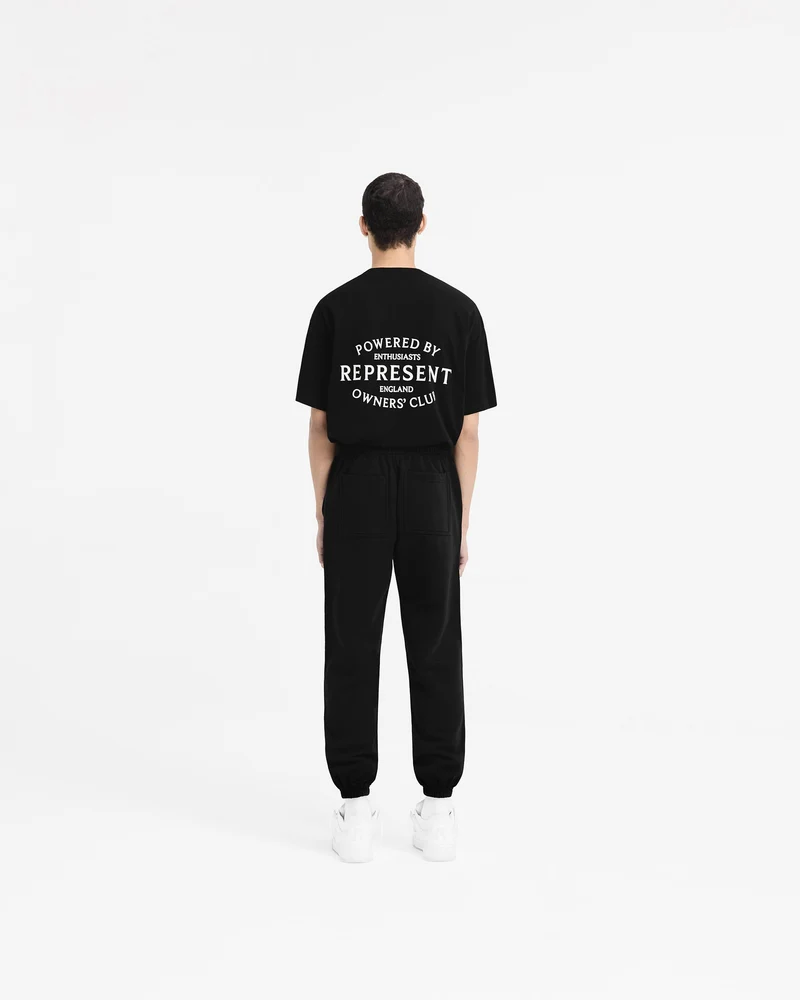 Represent Owners Club Stamp Sweatpant - Jet Black