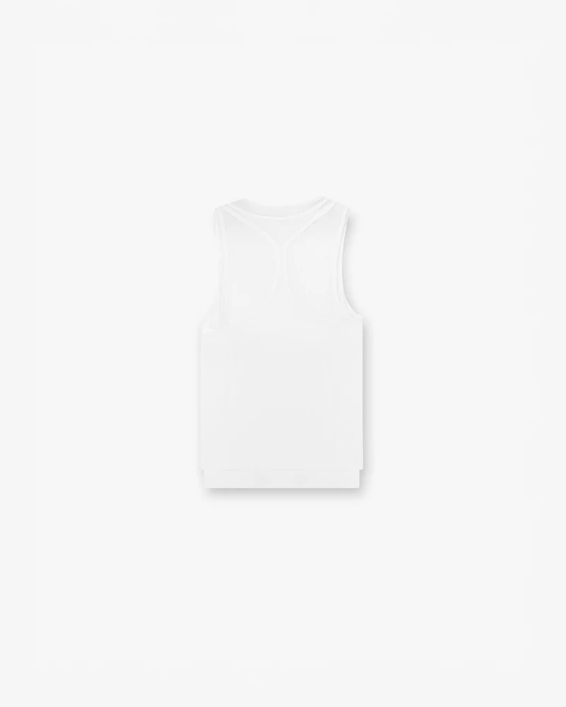 247 Double Layer Training Vest - White