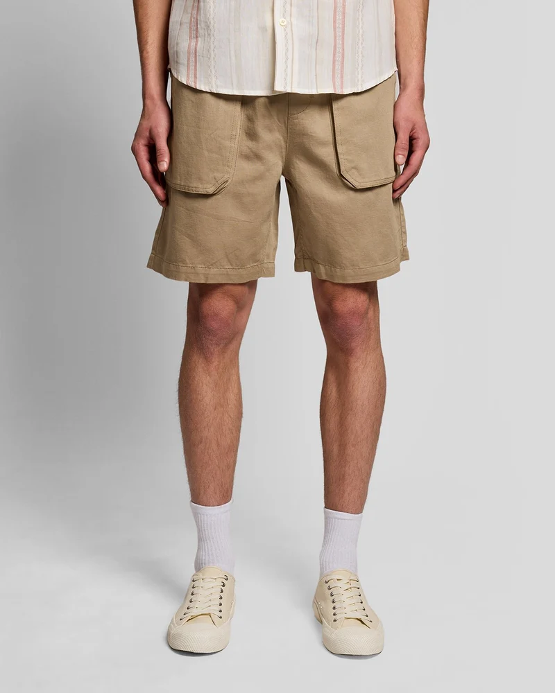 Linen Blend Shorts