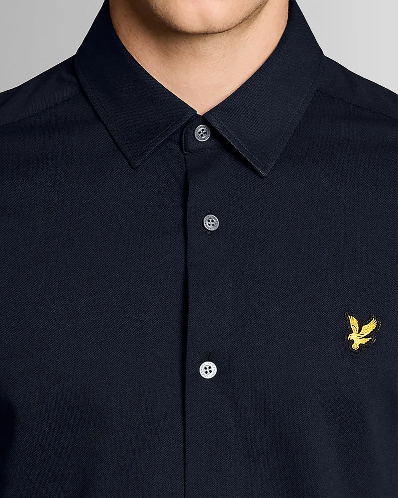 Cotton Oxford Jersey Shirt