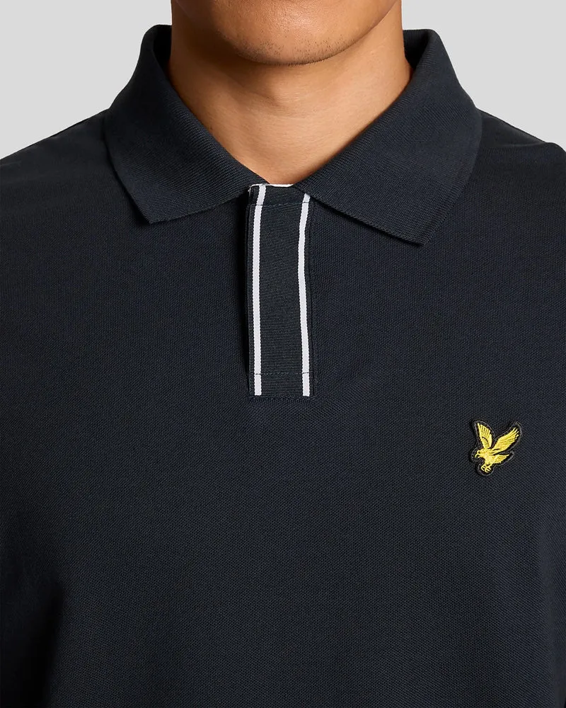 Placket Tipped Polo Shirt