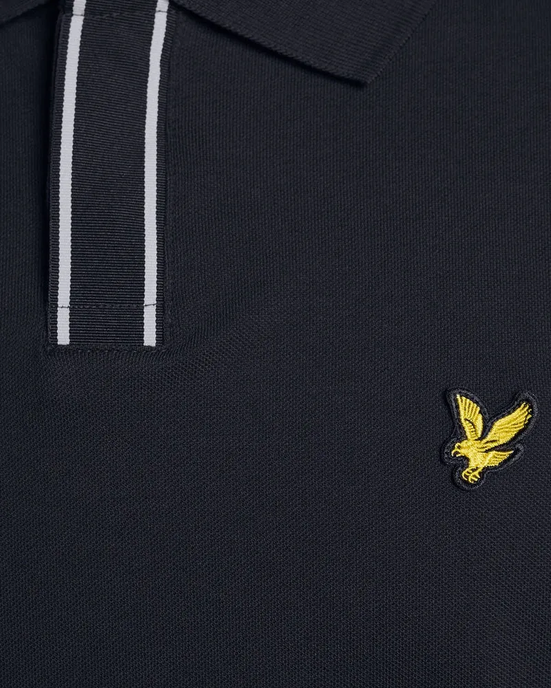 Placket Tipped Polo Shirt