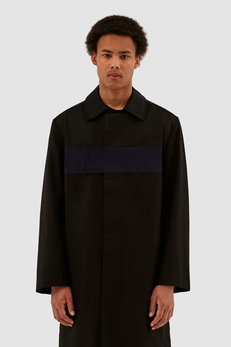 Manteau Joe Strap - Noir/Marine