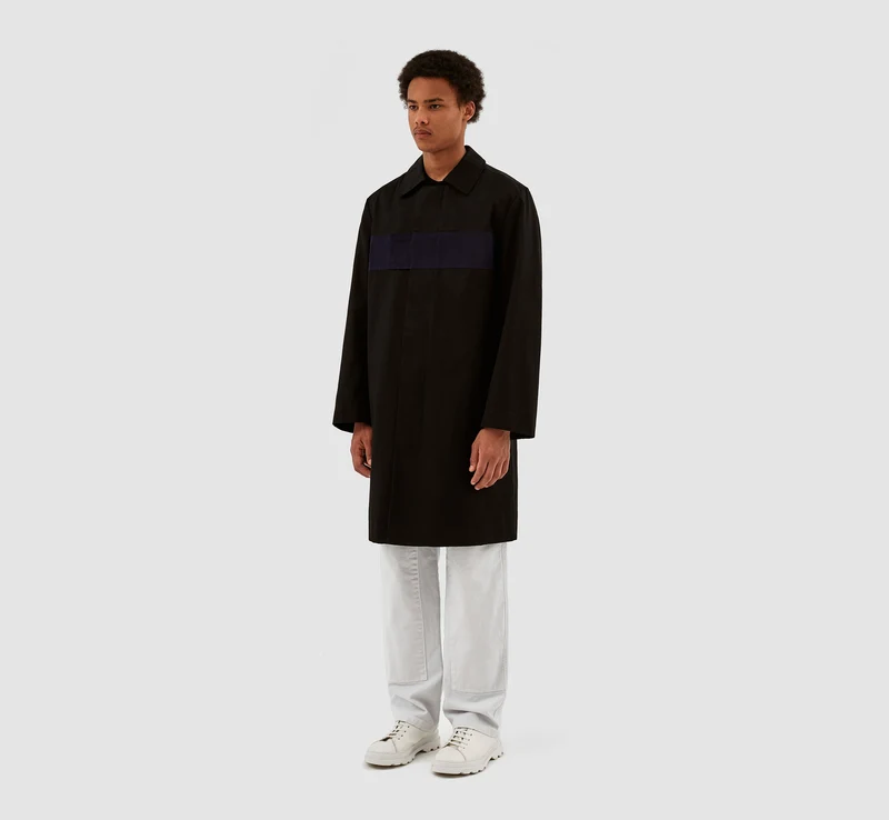 Manteau Joe Strap - Noir/Marine